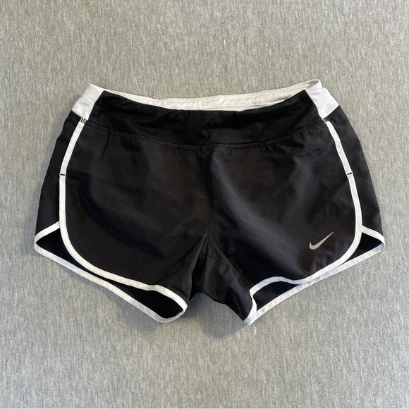Nike Other - Nike Girls Running Shorts Size Medium Dri-Fit Black White